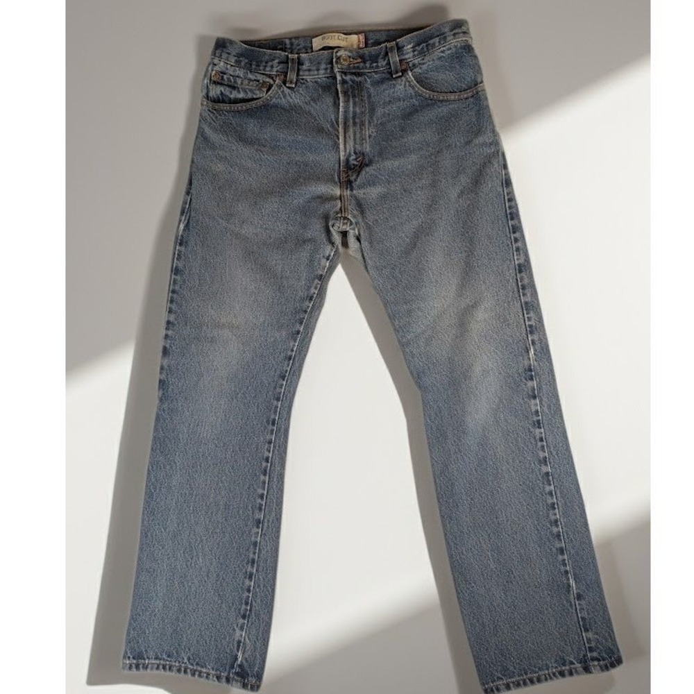 Y2K Levi's 517 Bootcut Jeans Men's W34 L32 Blue Denim Medium Wash